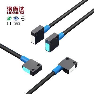 Q14 विसरित फोटोइलेक्ट्रिक लेजर सेंसर NPN/PNP/NO/NC 100mm/300mm संवेदन दूरी IP65 नॉन-फ्लश