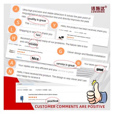 Non-Flush Mounting Diffuse Fiber Optic Sensor 20MM/50MM Detection Distance NPN/PNP Output